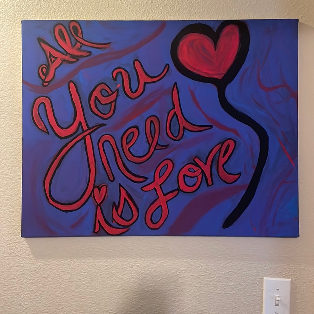 All You Need Is Love Painting